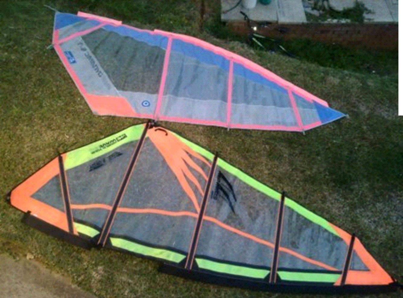 Pink/Blue is 6.1Mtr   Green/Orange 5Mtr