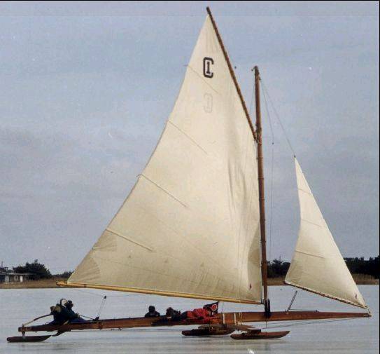 stern steer ice yacht