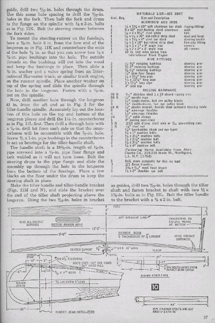 Popular Mechanics Iceyacht projects