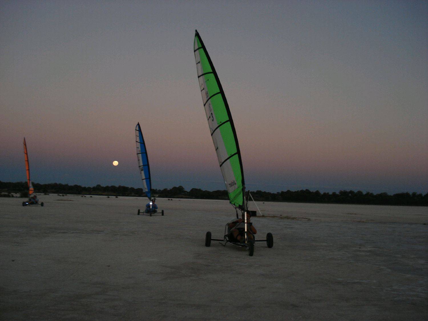 perth blokart club night sail