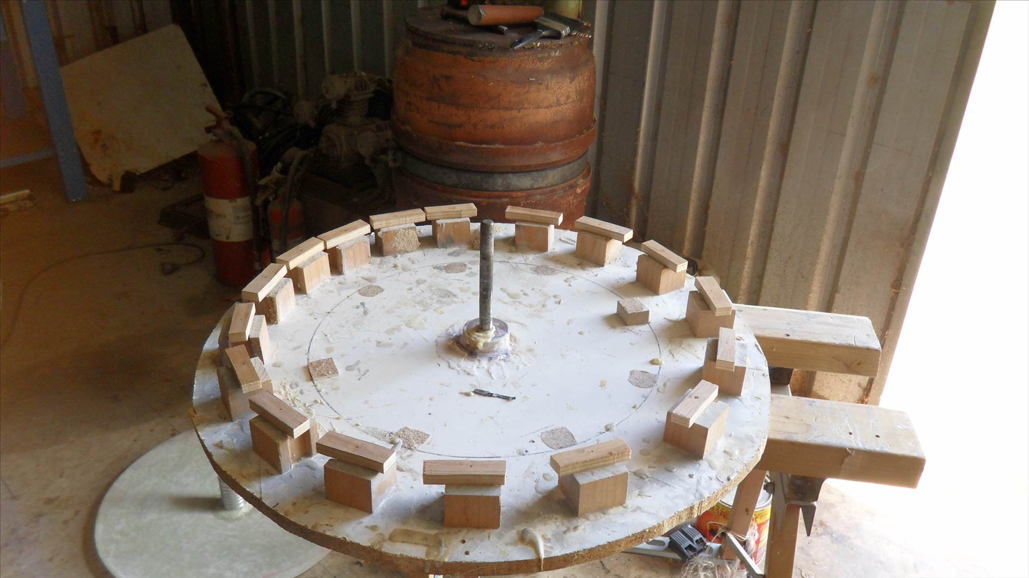 26" wheel scaff centre