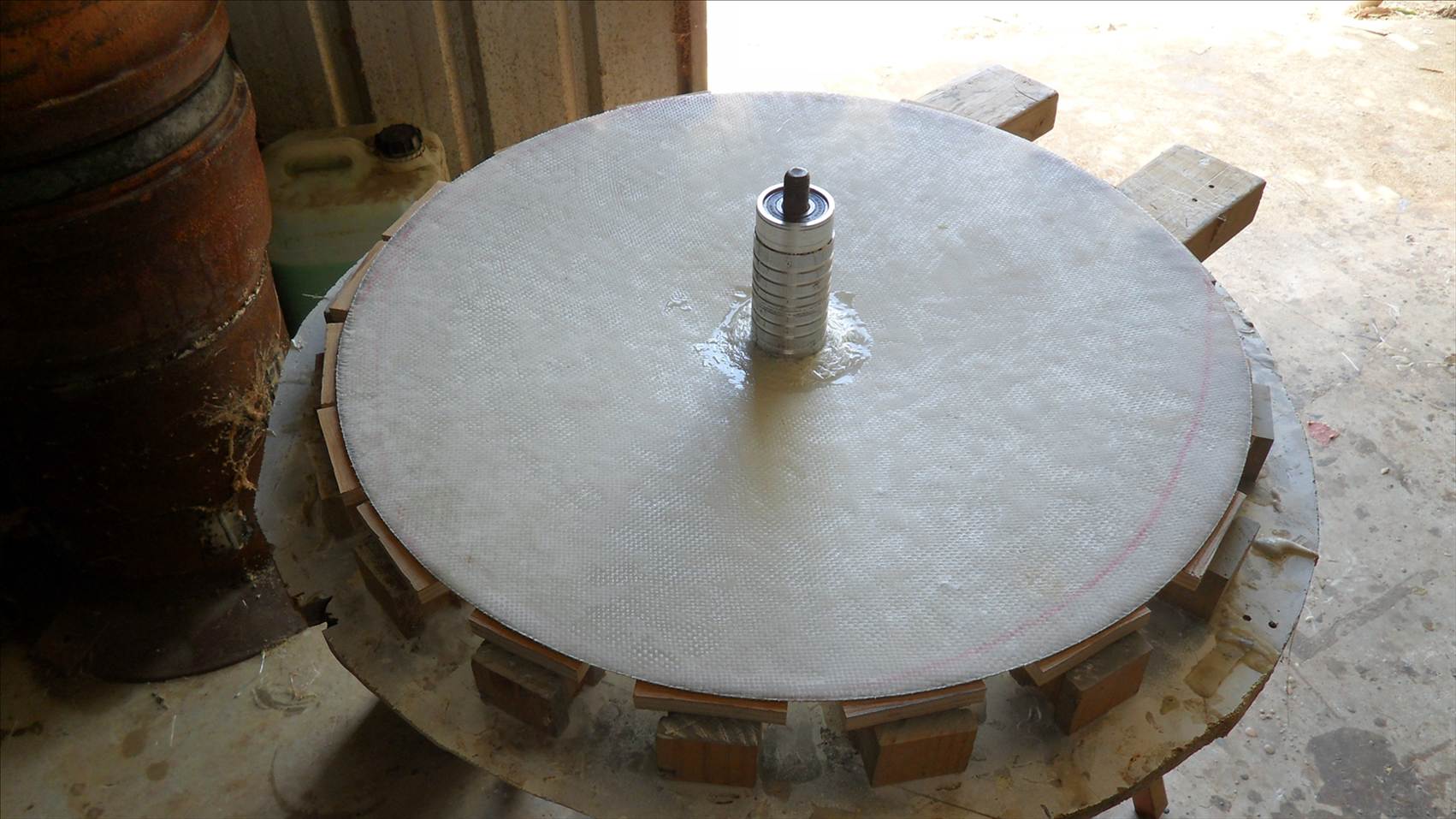 26" wheel scaff centre