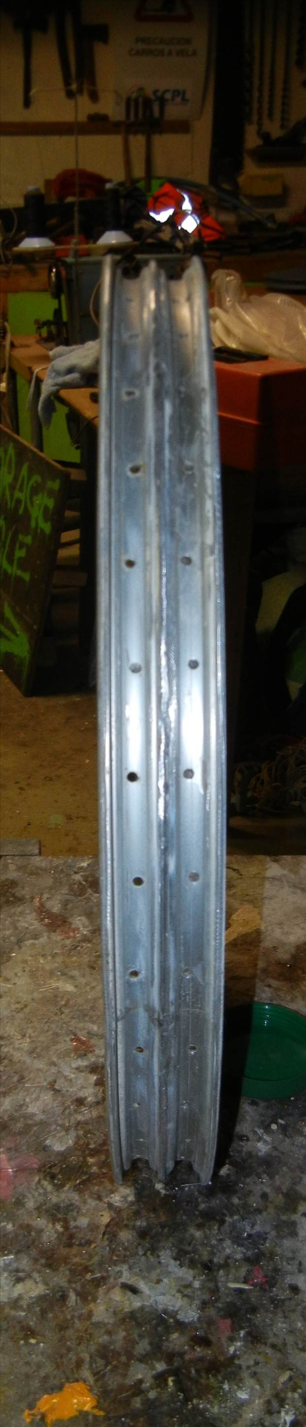 flat wheel experiment