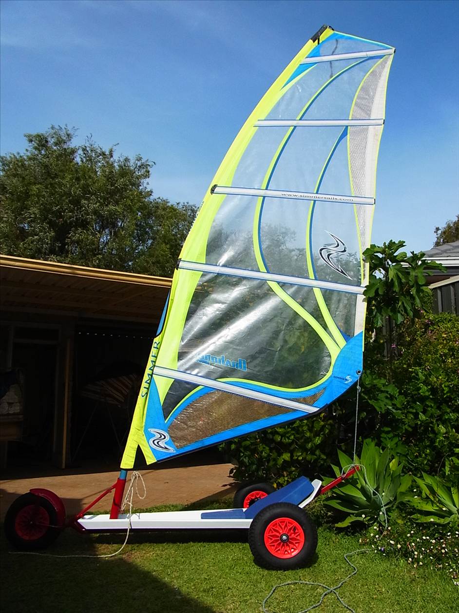 5.0m sail, unshaped yet
