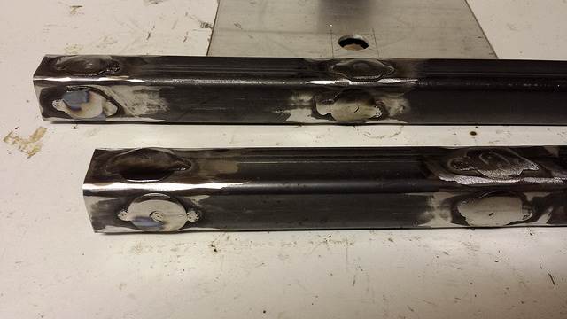 axle stubs with washers