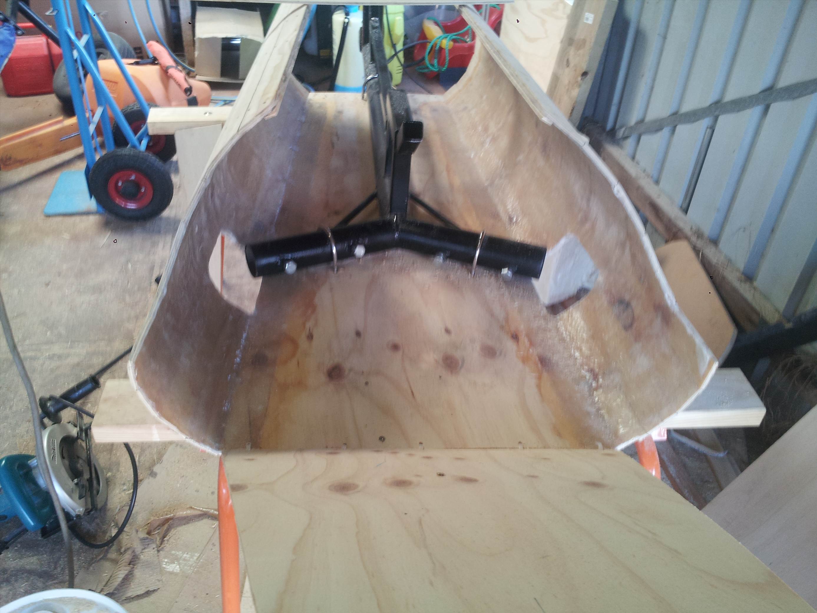 18 Axle holes and indents cut and shaped