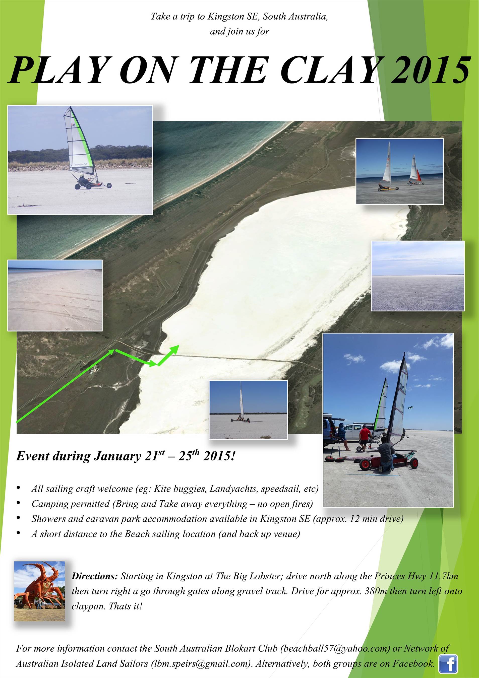 2015 Play on the Clay Event Poster