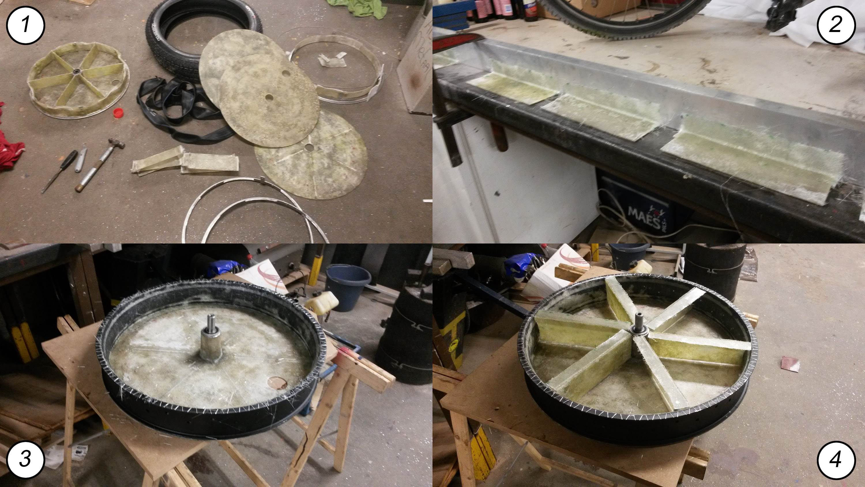 Wheel building process