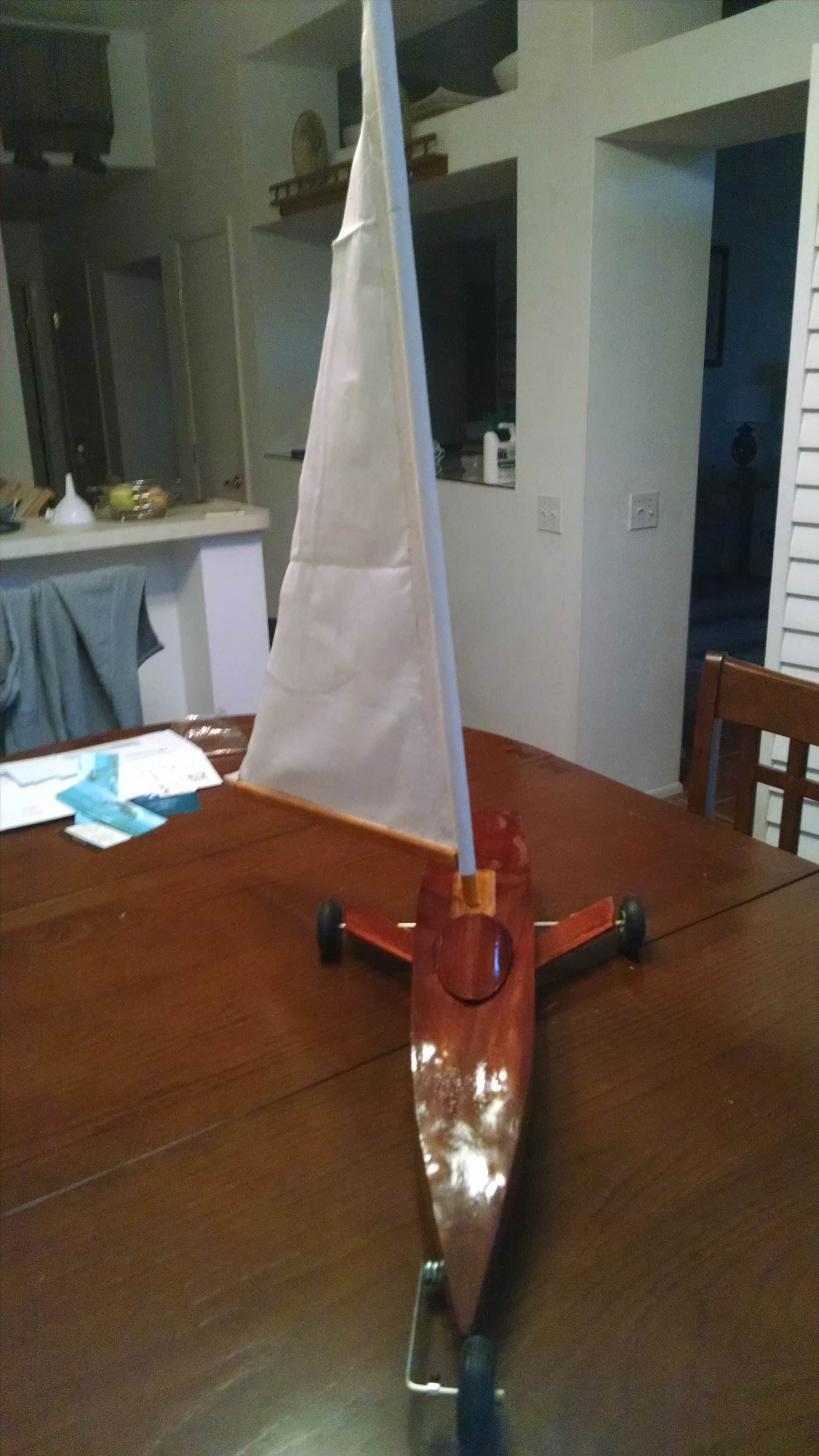 model land yacht concept