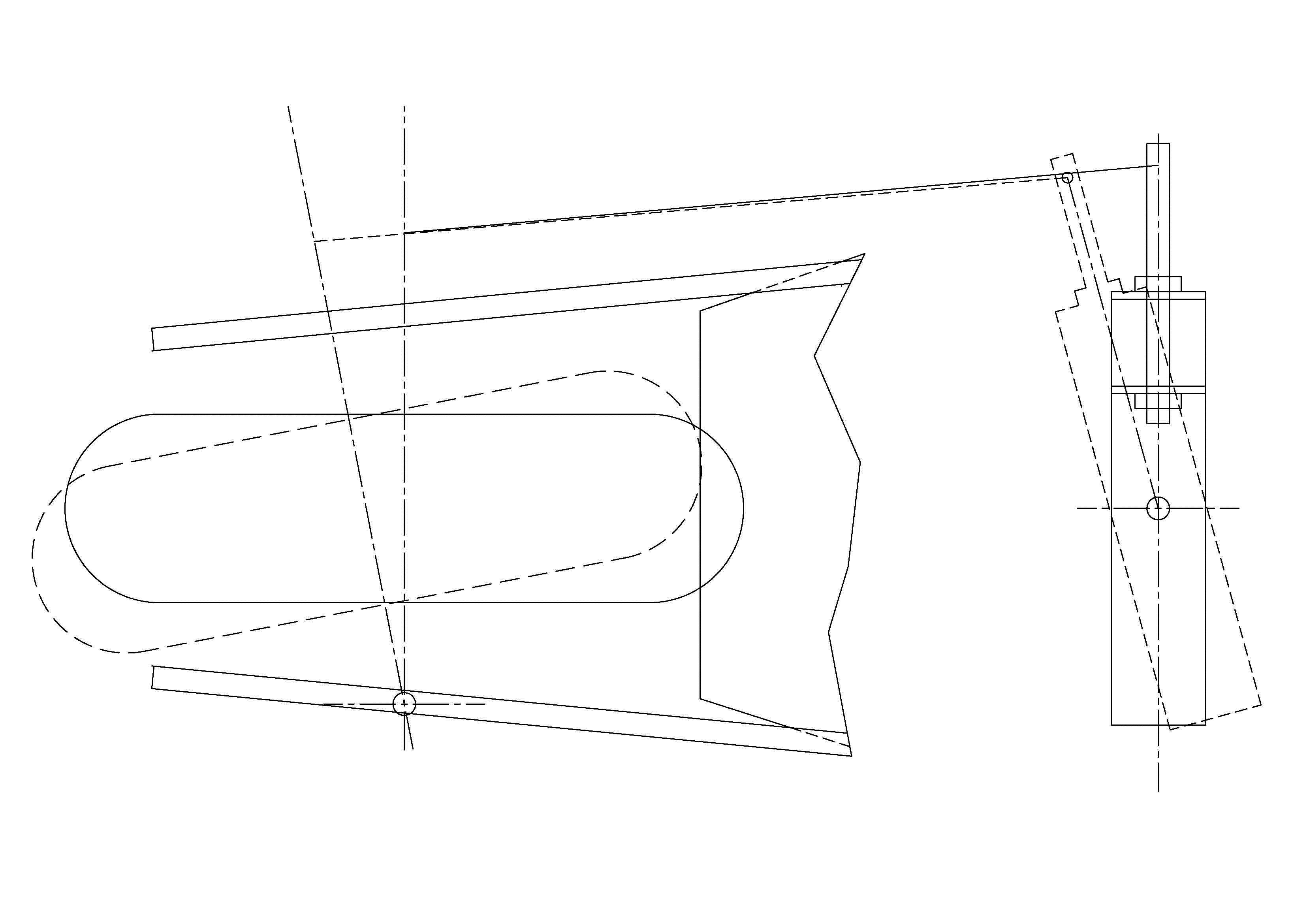 Land yacht Design Stearing Diagram