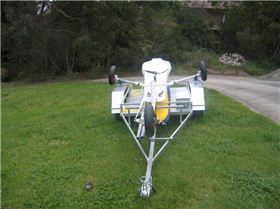 one man unloadable trailer