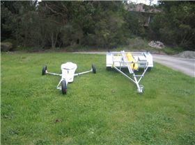 one man unloadable trailer