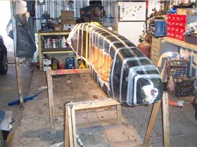 Making seat using wood strips (makes a light strong seat)