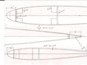 ST 49 tapered flap for 16' high wing  Section Chords 001