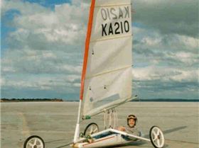 OTT yacht being sailed by Paul McGeever circ 1993