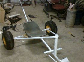 Almost finished mini-yacht