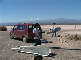 pacific magic landsailers, with different sail sizes ( 1 sqmt to 6.5 sqmt.)