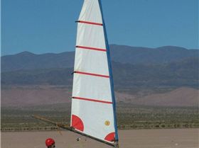 pacific magic landsailers, with different sail sizes ( 1 sqmt to 6.5 sqmt.)
