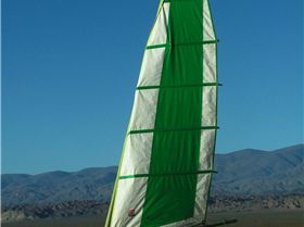 Landsailing, pampa del leoncito, argentina 