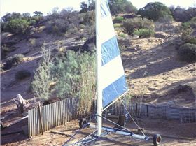 Bill Finch Blue yacht