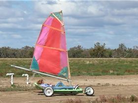 LLM "mudskipper" with small sail