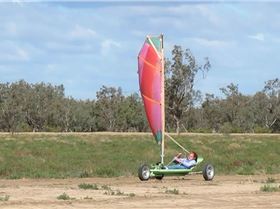 LLM "mudskipper" with small sail