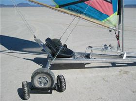 All aluminum land yacht Alvord Desert