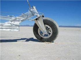 All aluminum land yacht Alvord Desert