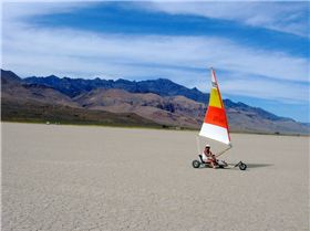 Sailing on the Alvord Desert 