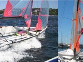 29er class yacht mainsail design