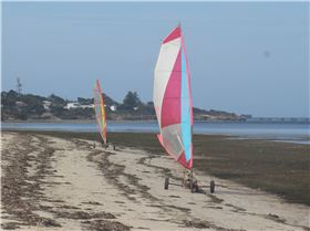 beach sailing Kangaroo Island