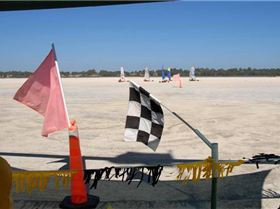 waiting for the field to finish