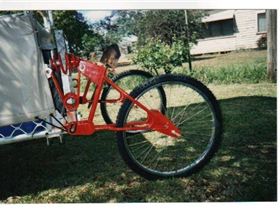 a homemade suspension system