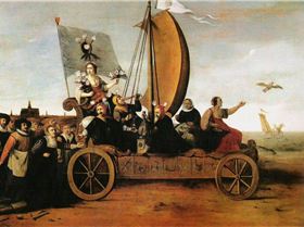 Flora's Malle-wagen van Hendrik Pot 1640