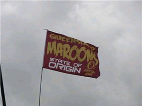Qld Flag, State of Origin 4, Nov 2010