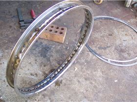 26"wheel construction