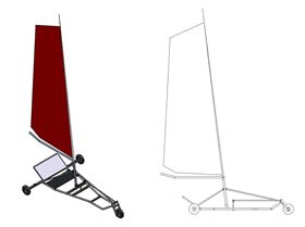 Land Sail Twin design