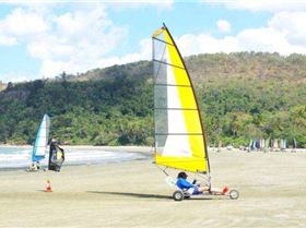 Big Les Bews at  Cape Hillsborough Regatta.