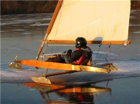 wood ice yacht