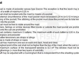 class5 promo sail specs