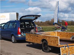 The caravan coverted.