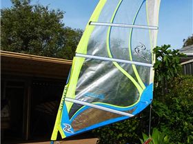 5.0m sail, unshaped yet