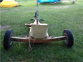 Curved axle in laminate