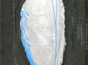 land sailing GPS tracks