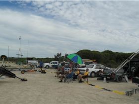 sitting around waiting for wind