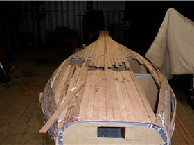stripping top of hull