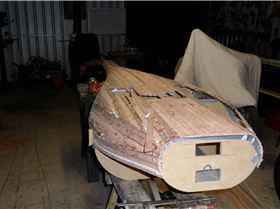 stripping top of hull