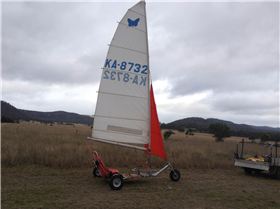 Jib on the land yacht