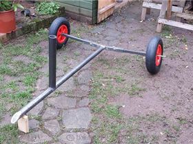 main frame with mast spa temporarilly fixed