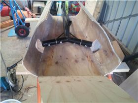 18 Axle holes and indents cut and shaped